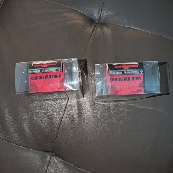 NEW Set 2 Funko Pocket POP Keychain Crunchy Roll Vinyl Chainsaw Man Figure Denji - Picture 8 of 9